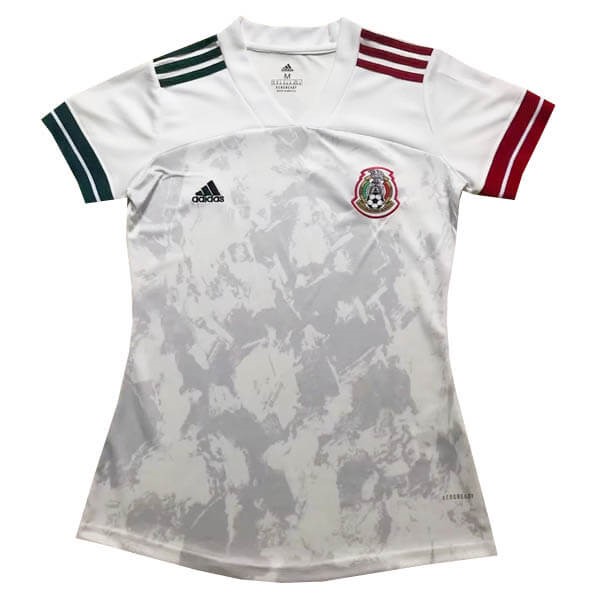 Camiseta México 2ª Kit Mujer 2020 Blanco
